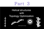 image : Helical structures with Topology Optimization