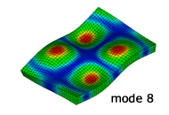 最適化結果：8次モード形状