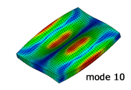 最適化結果：10次モード形状