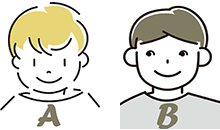 AくんとBくん