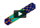 Animation : The frame reinforcement layout of the corner pipe