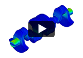 Animation : The Stress Analysis of Crankshaft