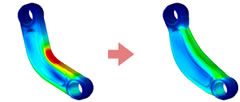 Stress Minimization of Link Arm