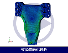 最適化過程動画：形状最適化