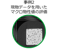 事例2 現物データを用いた マクロ物性値の評価